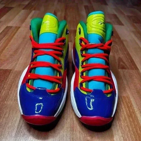 Reebok Question Mid Allen Iverson HP3005 Mens Basketball Shoes  Size 7 - Picture 8 of 13